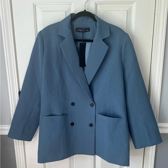 NWT Lioness Wyoming Blazer in Slate. Size Large. - Picture 4 of 7